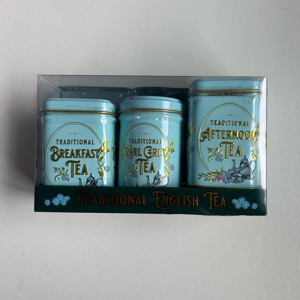 🫖 New English Teas Traditional English Tea – 3 Mini Tin Gift Set